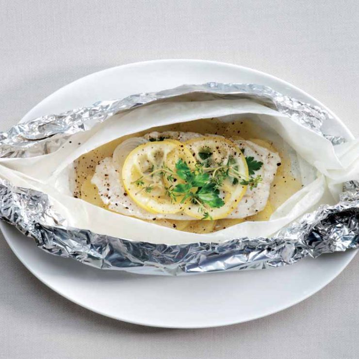 Pescado al Cartoccio