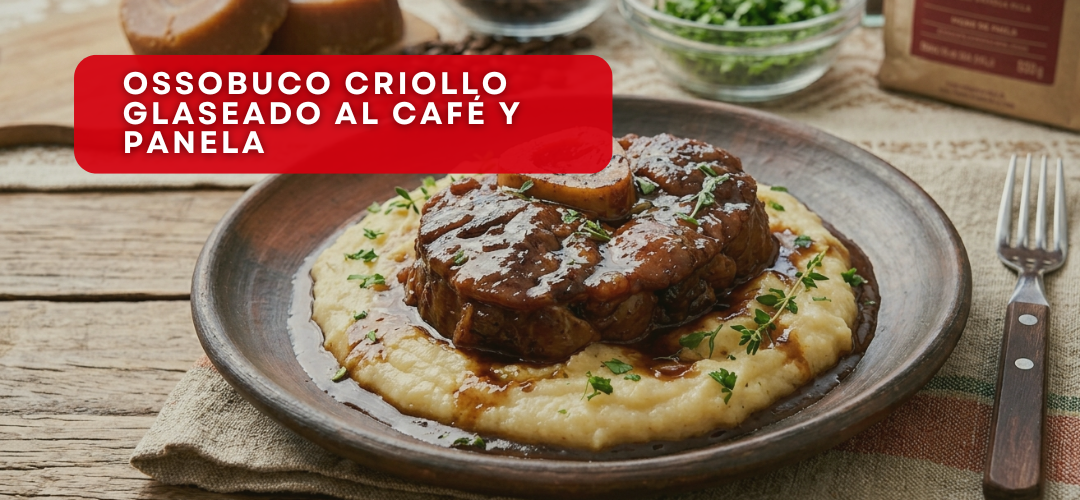 Ossobuco Criollo Glaseado al Café y Panela