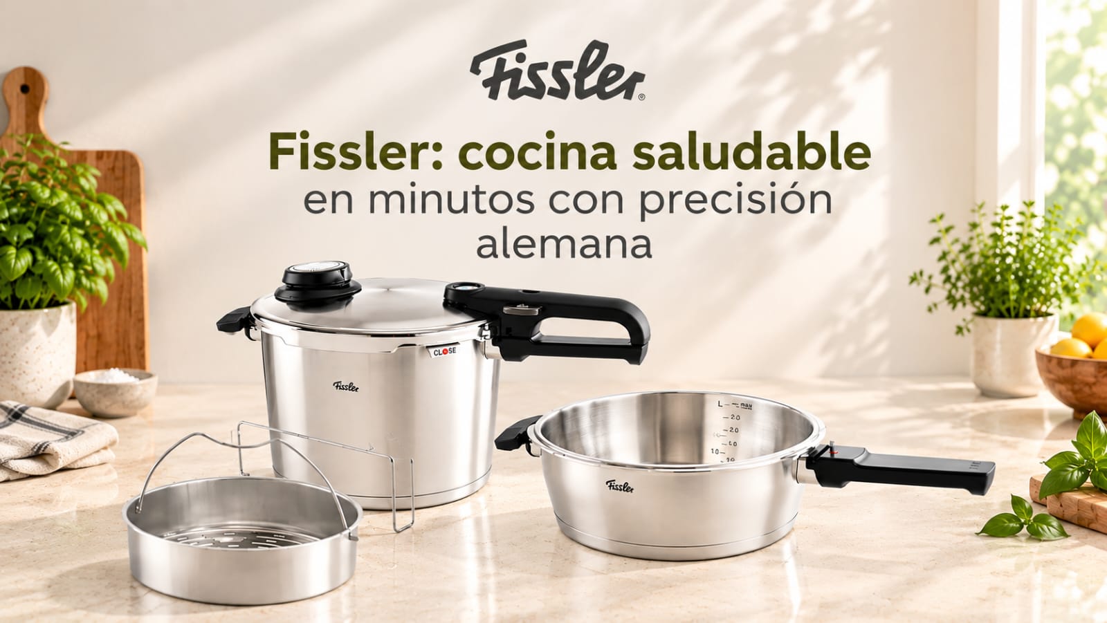 El dúo perfecto en tu cocina: Descubre cómo la magia de la cocción a presión Fissler transforma tu salud y tus tiempos